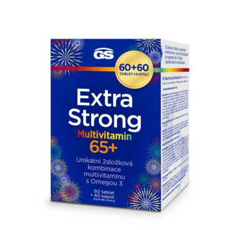 GS Extra Strong Multivitamin 65+ 60 tablet + Greenswan - 60 kapslí