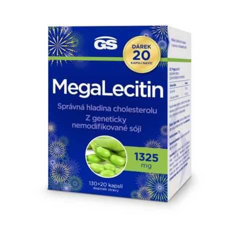 GS Megalecitin 1325 mg 130 + 20 kapslí ZDARMA Greenswan