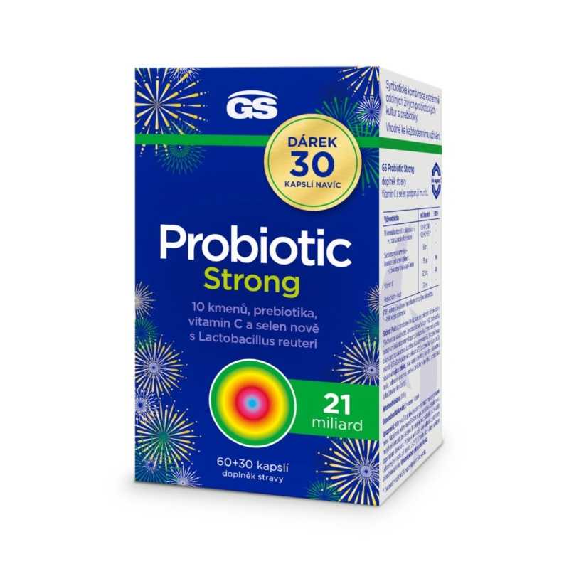 GS Probiotic Strong 60 + 30 kapslí ZDARMA Greenswan
