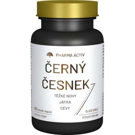 Černý česnek Pharma Activ - 60 tobolek
