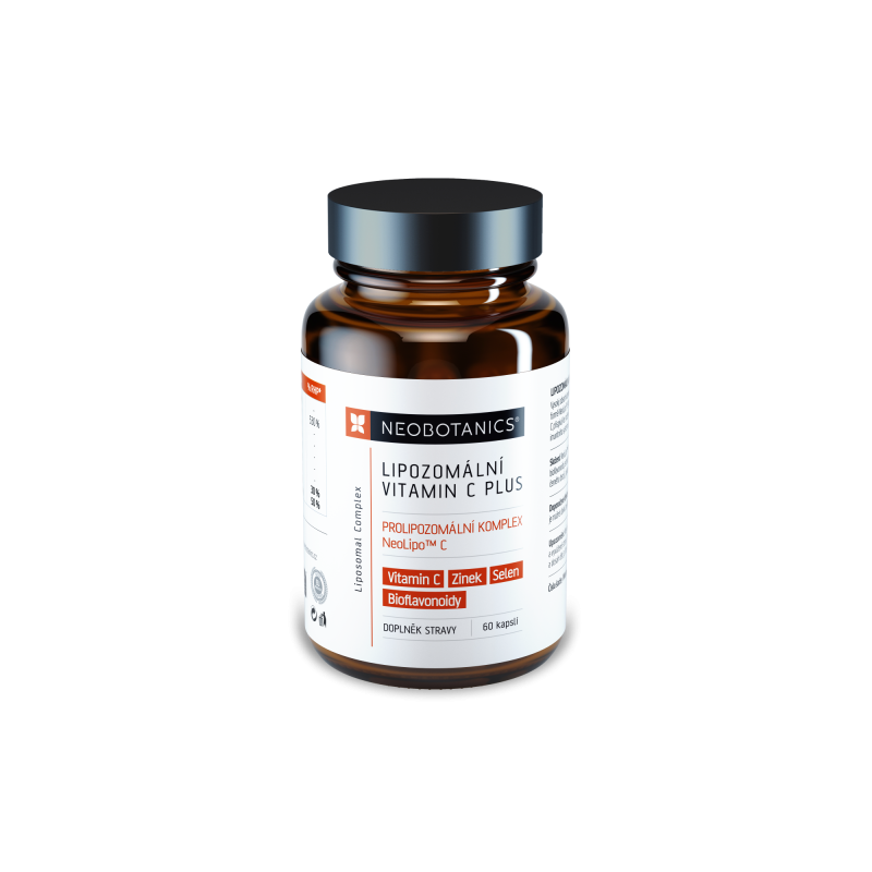 Neobotanics Lipozomální vitamin C Plus (60 kapslí) - se selenem a zinkem Neobotanics Lipozomální vitamin C Plus (60 kapslí) - se selenem a zinkem