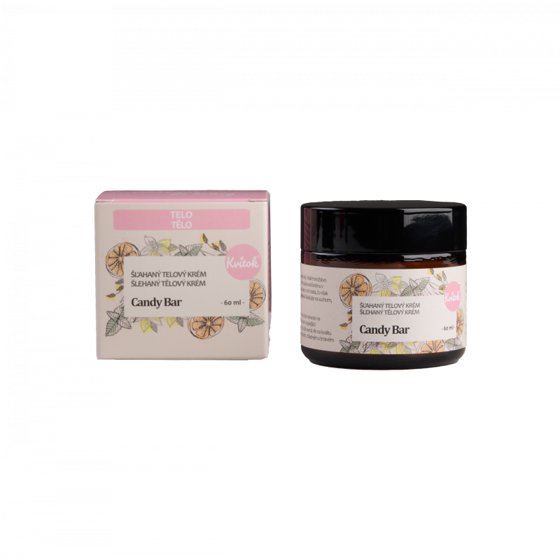 Kvitok Šlehaný tělový krém Candy bar (60 ml) Kvitok Šlehaný tělový krém Candy bar (60 ml)