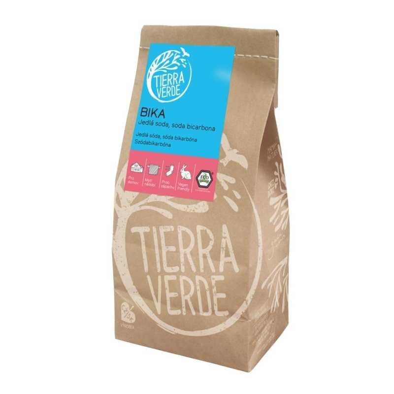 Tierra Verde BIKA – Jedlá soda (Bikarbona) 2 kg pytel - všestranný pomocník Tierra Verde BIKA – Jedlá soda (Bikarbona) 2 kg pytel - všestranný pomocník