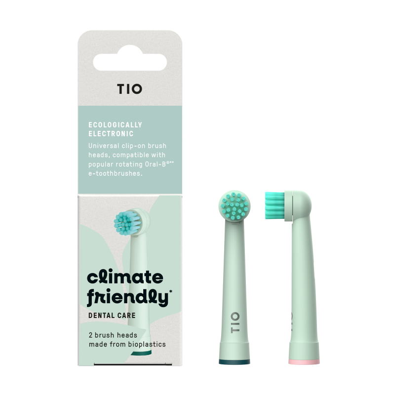 TIO TIOMATIK Náhradní hlavice k el. oscilačnímu zubnímu kartáčku (2 ks) - kompatibilní s modely kartáčků oral-b TIO TIOMATIK Náhradní hlavice k el. oscilačnímu zubnímu kartáčku (2 ks) - kompatibilní s modely kartáčků oral-b