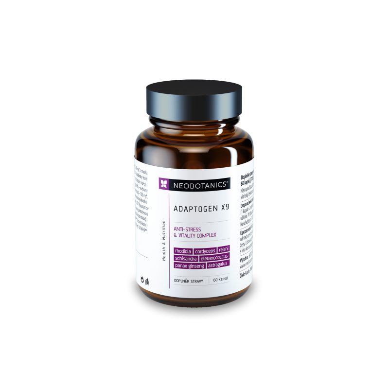 Neobotanics Adaptogen X9 (60 kapslí) - pro vitalitu Neobotanics Adaptogen X9 (60 kapslí) - pro vitalitu