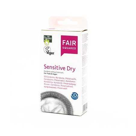 Fair Squared Kondom Sensitive Dry (10 ks) - veganské a fair trade