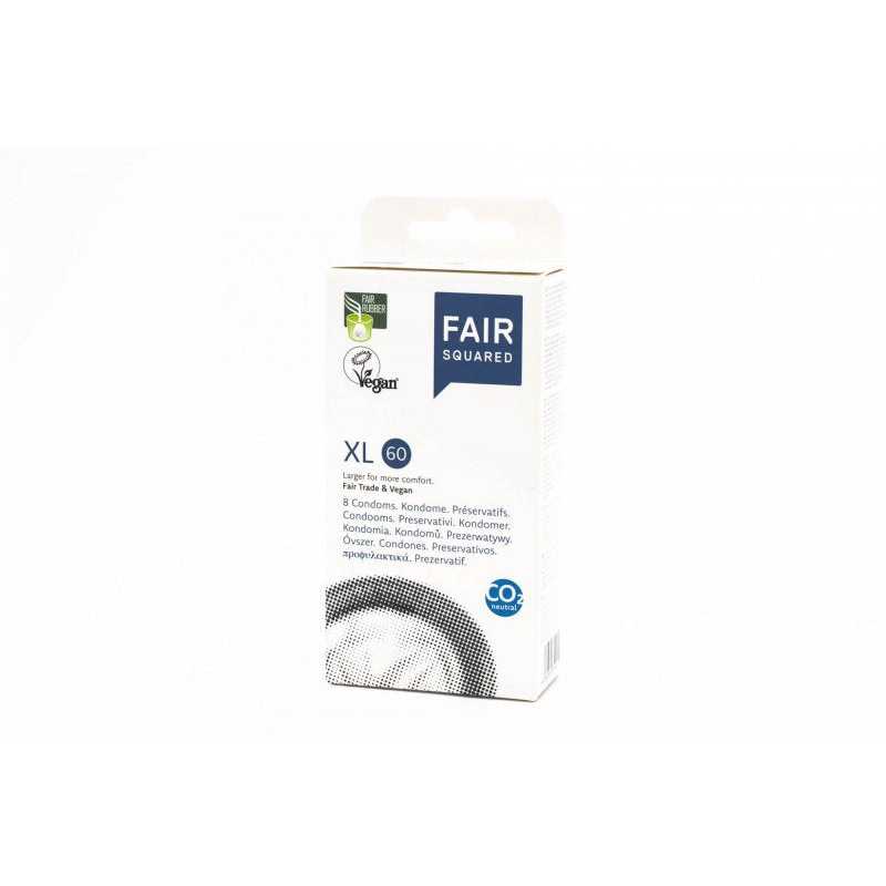 Fair Squared Kondom XL 60 (8 ks) - veganské a fair trade