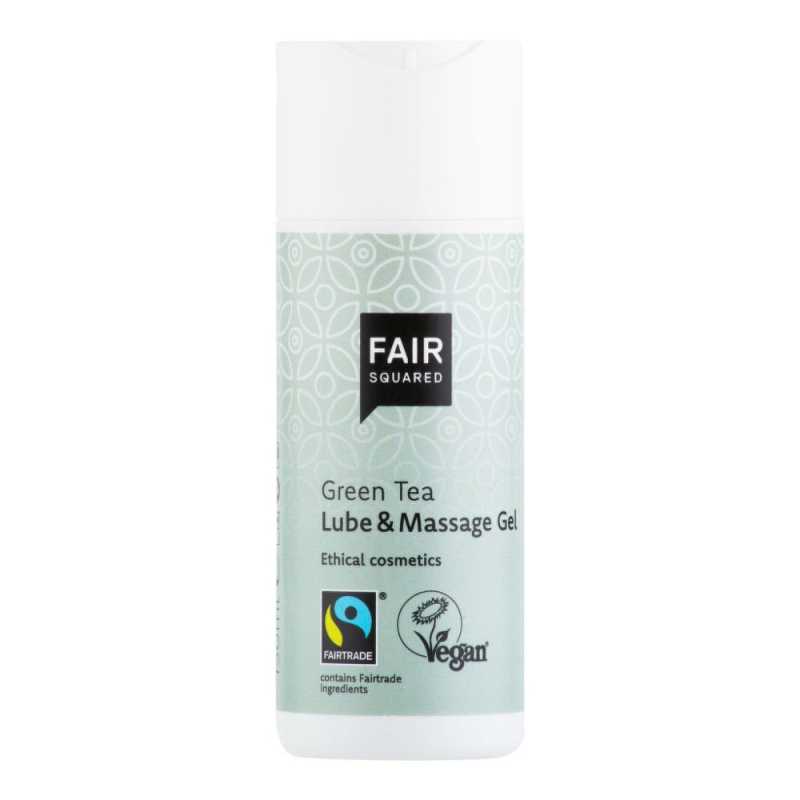 Fair Squared Lubrikační a masážní gel se zeleným čajem 150 ml - veganský a fair trade