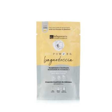 laSaponaria Energizující sprchový gel v prášku - mandarinka a vitamin C (25 g)