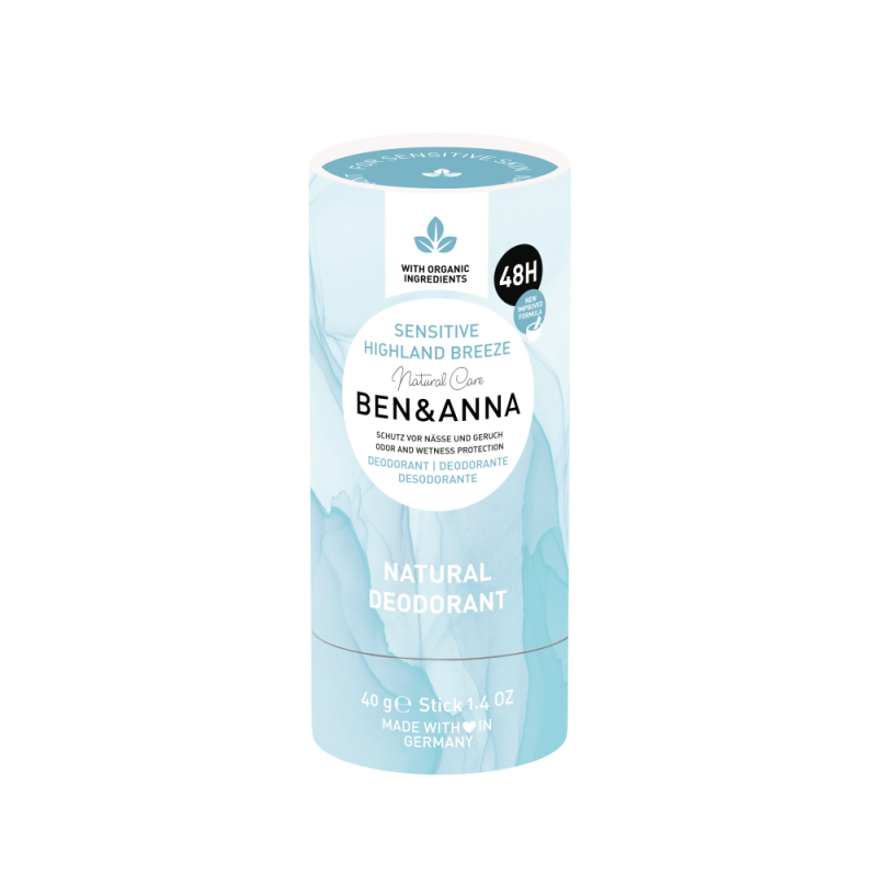 Ben & Anna Tuhý deodorant Sensitive (40 g) - Horský vánek - bez obsahu jedlé sody