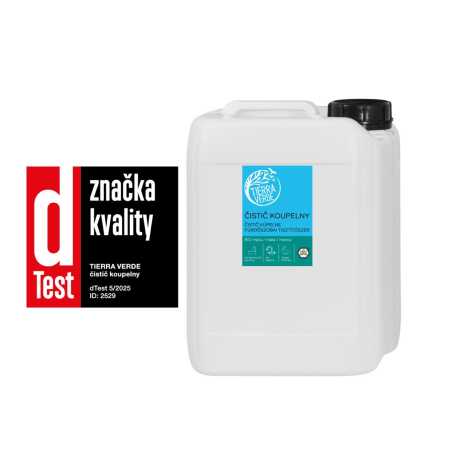 Tierra Verde Čistič koupelny s BIO mátou 5 l (kanystr) - s biologicky odbouratelnými tenzidy