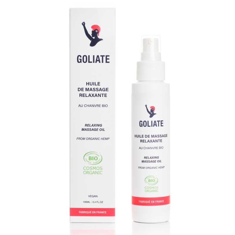 Goliate Relaxační masážní olej s ylang-ylangem a pačulí BIO (100 ml) - exp. 02/2026 - vhodný pro erotickou masáž Goliate Relaxační masážní olej s ylang-ylangem a pačulí BIO (100 ml) - exp. 02/2026 - vhodný pro erotickou masáž
