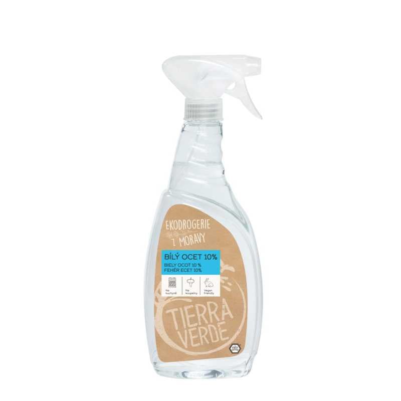 Tierra Verde Bílý ocet 10% 750 ml - sprej - univerzální pomocník do domácnosti Tierra Verde Bílý ocet 10% 750 ml - sprej - univerzální pomocník do domácnosti