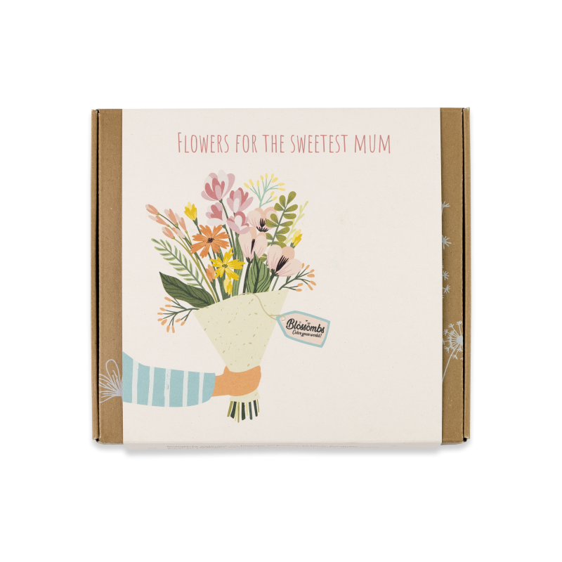 Blossombs Semínkové bomby - Dárková sada střední "Pro nejlepší maminku"- Kytice (9 ks) - potěší vás i přírodu Blossombs Semínkové bomby - Dárková sada střední "Pro nejlepší maminku"- Kytice (9 ks) - potěší vás i přírodu