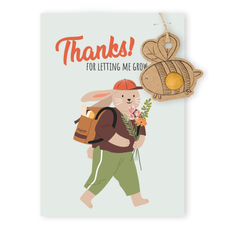 Blossombs Semínková bomba - Dárková dekorace pro učitele - Včelka (1 ks)