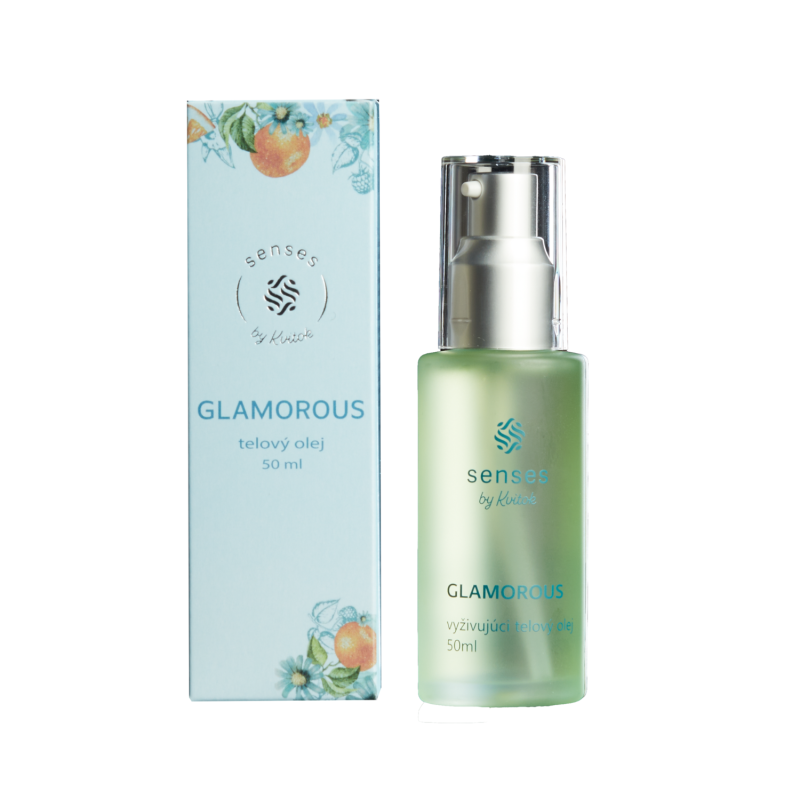 Kvitok Senses Vyživující tělový olej Glamorous (50 ml) - sladká krémová vůně Kvitok Senses Vyživující tělový olej Glamorous (50 ml) - sladká krémová vůně