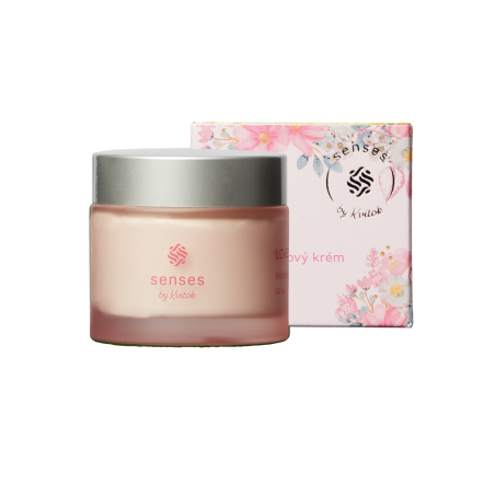Kvitok Senses Šlehaný tělový krém Lovely (60 ml) - s vůní růže, vanilky a citrusů