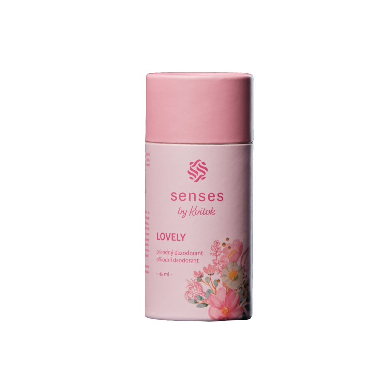 Kvitok Senses Tuhý deodorant Lovely (45 ml) - účinný až 24 hodin Kvitok Senses Tuhý deodorant Lovely (45 ml) - účinný až 24 hodin