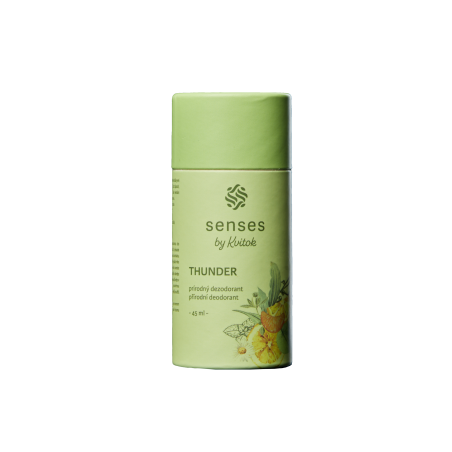 Kvitok Senses Tuhý deodorant Thunder (45 ml) - účinný až 24 hodin