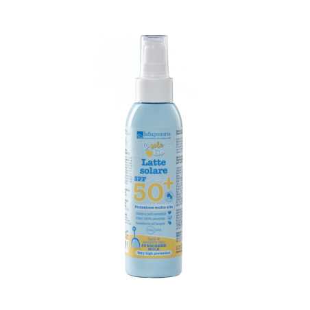 laSaponaria Opalovací mléko pro děti a citlivou pokožku SPF 50+ BIO (125 ml) - nezanechává bílý film
