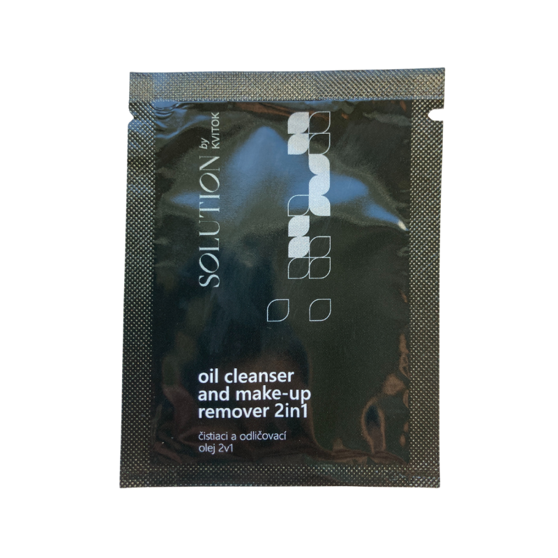 Kvitok Solution Čisticí a odličovací olej 2v1 2 ml - vzorek - 1. krok při ošetření pleti Kvitok Solution Čisticí a odličovací olej 2v1 2 ml - vzorek - 1. krok při ošetření pleti