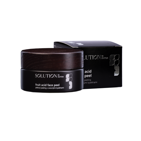 Kvitok Solution Pleťový peeling s ovocnými kyselinami 30 ml - pročistí póry a revitalizuje pleť