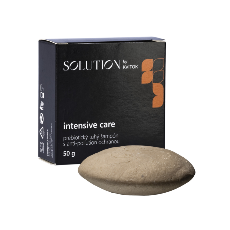 Kvitok Solution Prebiotický tuhý šampon s anti-pollution ochranou Intensive Care (50 g) Kvitok Solution Prebiotický tuhý šampon s anti-pollution ochranou Intensive Care (50 g)