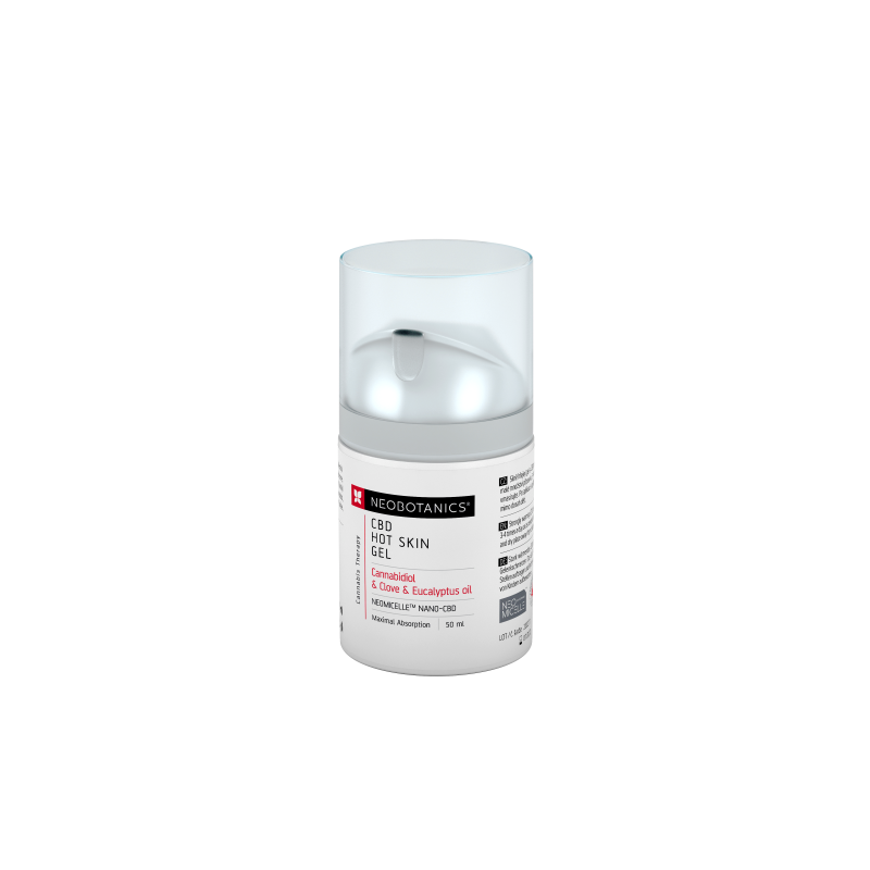 Neobotanics Hot Skin Gel s konopím 50 ml - prohřívá ztuhlé a namožené svaly Neobotanics Hot Skin Gel s konopím 50 ml - prohřívá ztuhlé a namožené svaly