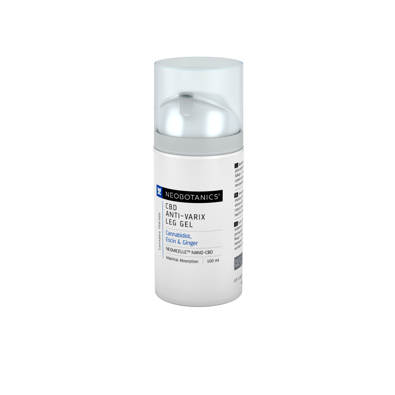 Neobotanics Anti-Varix Leg Gel s konopím (100 ml) - na nohy s otoky a křečovými žilami
