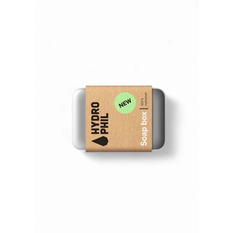 Hydrophil Hliníkové pouzdro na mýdlo - s odkapávací miskou Hydrophil Hliníkové pouzdro na mýdlo - s odkapávací miskou