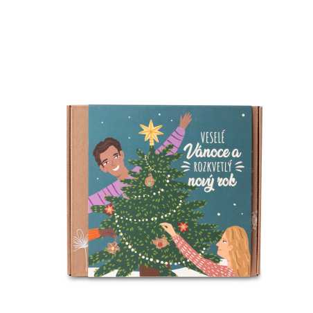 Blossombs Semínkové bomby - Dárková sada střední - Veselé Vánoce (9 ks) - originální vánoční dárek