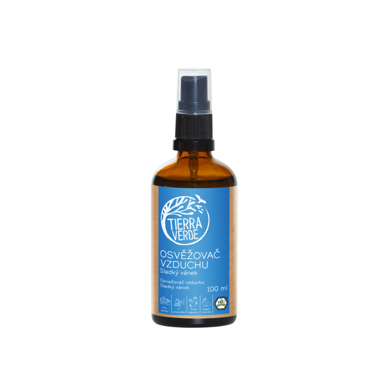 Tierra Verde Osvěžovač vzduchu - Sladký vánek (100 ml) - mátové osvěžení Tierra Verde Osvěžovač vzduchu - Sladký vánek (100 ml) - mátové osvěžení