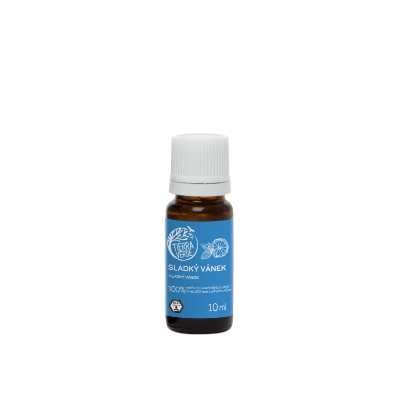 Tierra Verde Směs esenciálních olejů (10 ml) - Sladký vánek - s mátou spearmint Tierra Verde Směs esenciálních olejů (10 ml) - Sladký vánek - s mátou spearmint