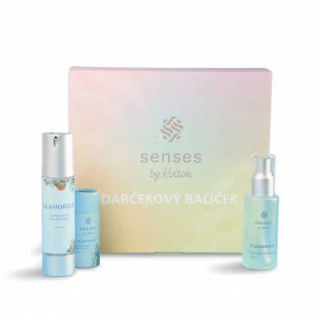 Kvitok Senses Dárková sada Glamorous - tři voňavé poklady v balíčku