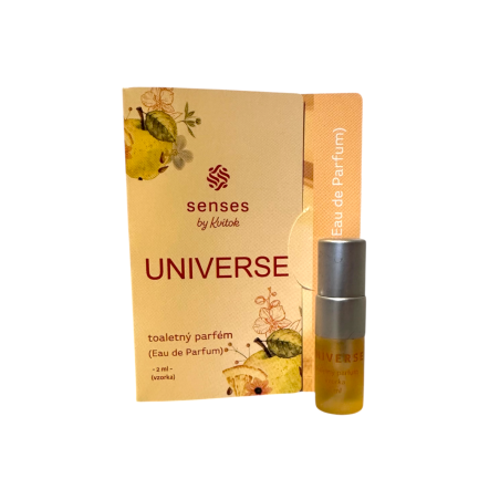 Kvitok Senses Toaletní parfém Universe - vzorek (2 ml) - svěží unisex vůně