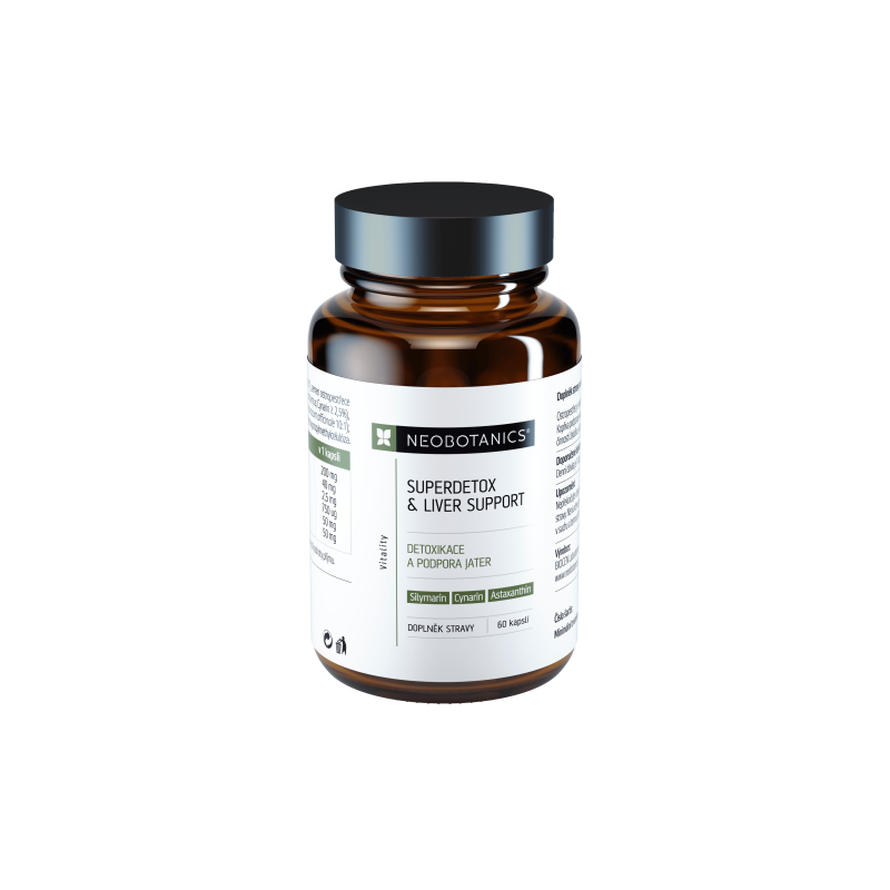 Neobotanics Superdetox & Liver Support (60 kapslí) - detoxikace a podpora jater Neobotanics Superdetox & Liver Support (60 kapslí) - detoxikace a podpora jater