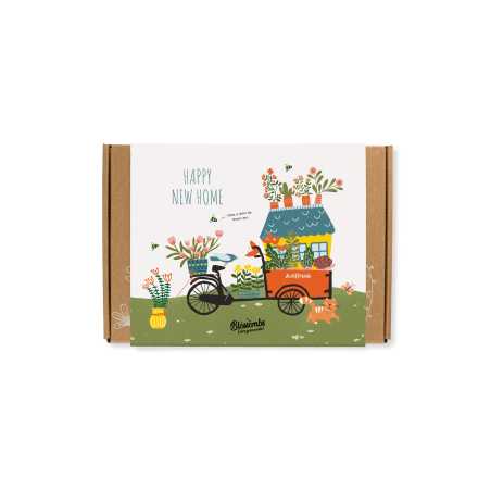 Blossombs Semínkové bomby - Dárková sada menší - Šťastný nový domov (7 ks) - originální a praktický dárek v jednom