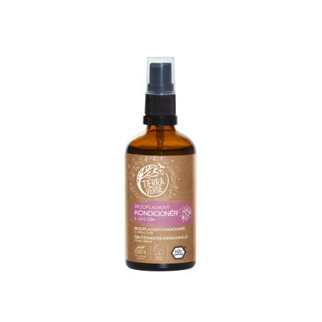 Tierra Verde Bezoplachový kondicionér s vůní růže 100 ml - na mokré i suché vlasy
