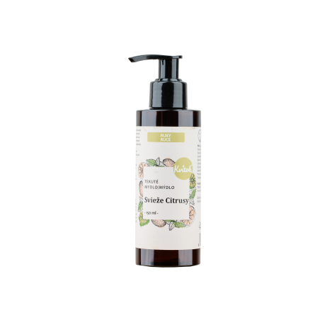 Kvitok Tekuté mýdlo Svěží citrusy (150 ml) - s mandlovým olejem