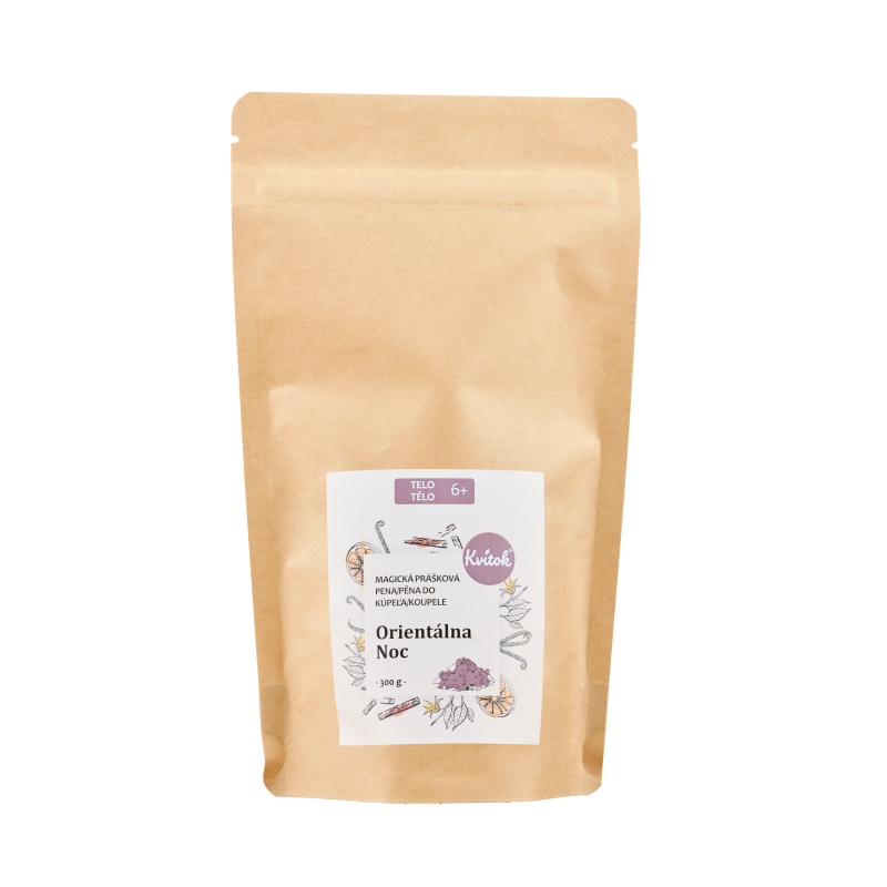 Kvitok Magická pěna do koupele Orientální noc 300 g - krásně pění Kvitok Magická pěna do koupele Orientální noc 300 g - krásně pění