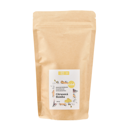 Kvitok Magická pěna do koupele Citrusová bomba 300 g - krásně pění