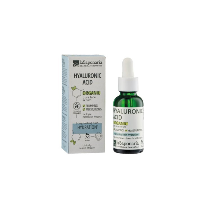 laSaponaria Pleťové sérum - Kyselina hyaluronová BIO (30 ml) - hydratuje a zpevňuje pleť laSaponaria Pleťové sérum - Kyselina hyaluronová BIO (30 ml) - hydratuje a zpevňuje pleť