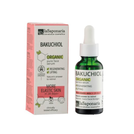 laSaponaria Pleťové sérum - Bakuchiol BIO (30 ml) - pro mladistvý vzhled pleti
