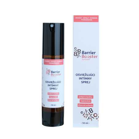 Kvitok Barrier Booster Osvěžující intimní sprej (50 ml) - udržuje přirozené ph 4.5