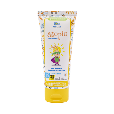 Babyton Opalovací krém pro děti SPF 30 ATOPIC (100 ml) - s přírodním minerálním filtrem