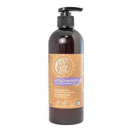 Tierra Verde Tekuté mýdlo na ruce - BIO Mateřídouška 480 ml - s českým bio jitrocelem