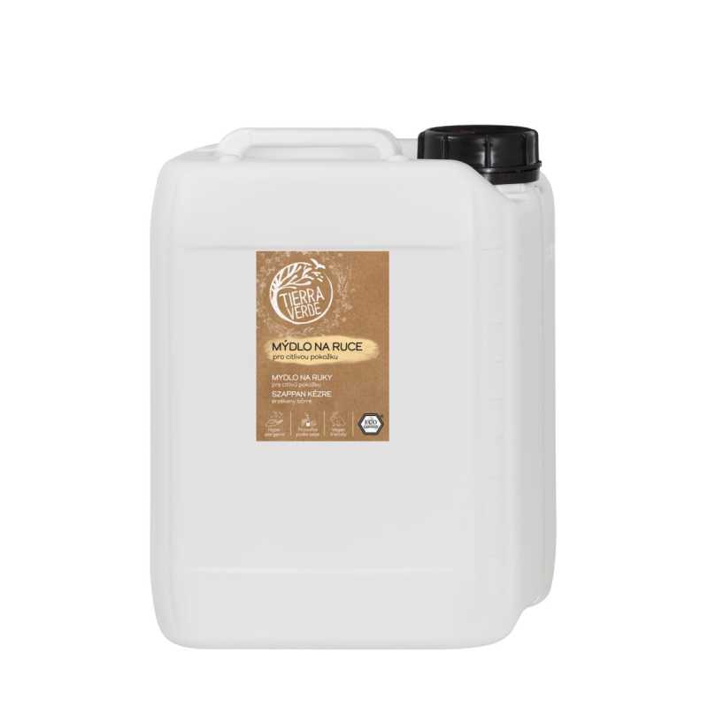 Tierra Verde Tekuté mýdlo na ruce - citlivá pokožka 5 l - s českým bio jitrocelem