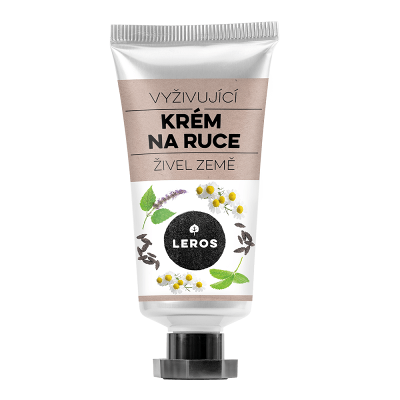LEROS Krém na ruce BIO - Živel země 30 ml - s vůní pačuli a fazole tonky