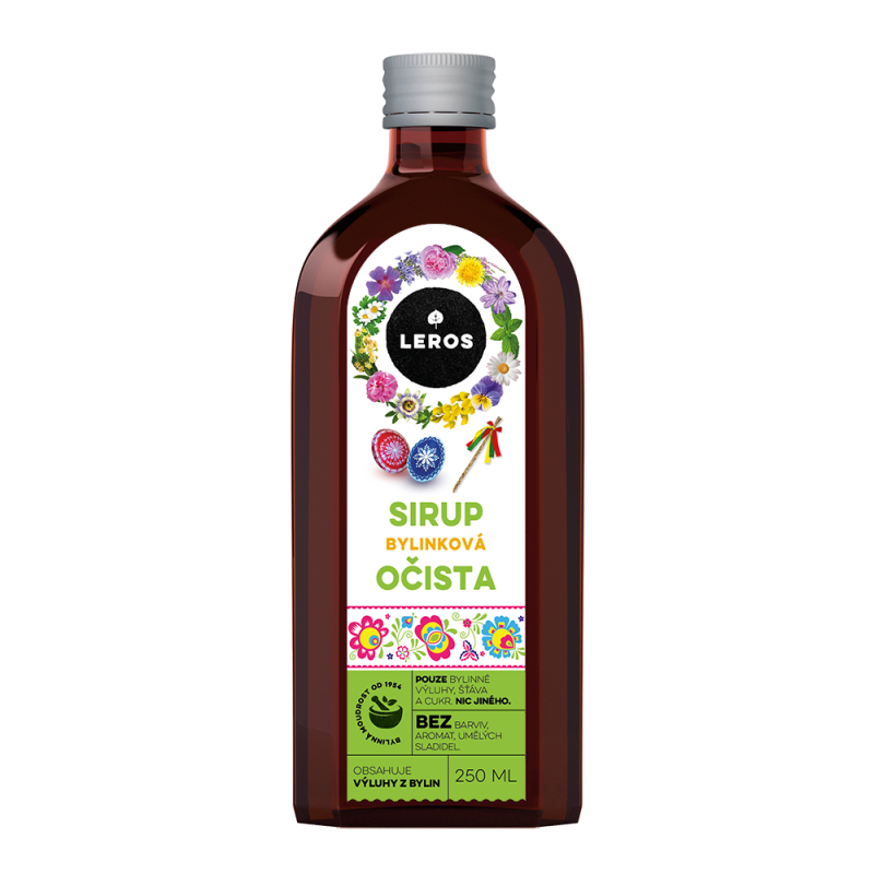 LEROS Sirup Bylinková očista (250 ml) - i pro děti od 3 let LEROS Sirup Bylinková očista (250 ml) - i pro děti od 3 let