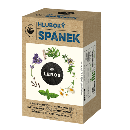 LEROS Bylinný čaj Hluboký spánek - nálev. sáčky (20 x 1 g) - pro lepší kvalitu spánku